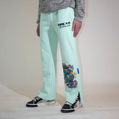 BLAZE SWEATPANTS - EMERALD GREEN (UNISEX)