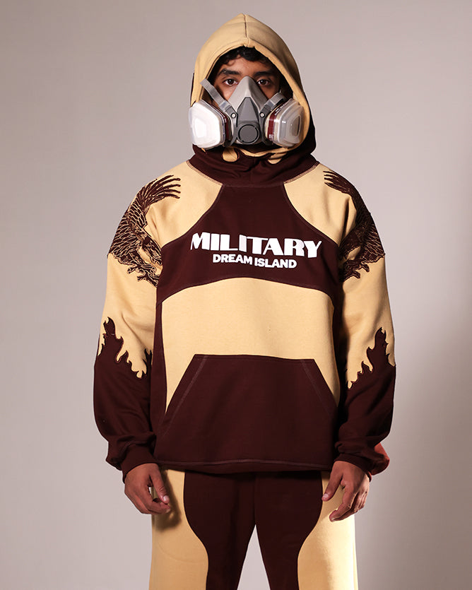 MILITARY HOODIE - DESERT