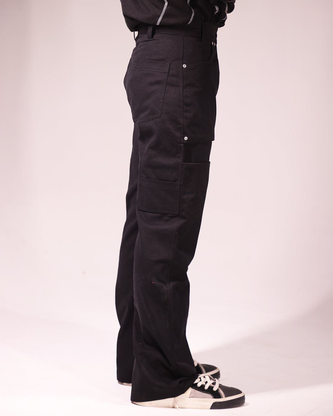 MILITARY RAVEN UTILITY PANTS - JET BLACK