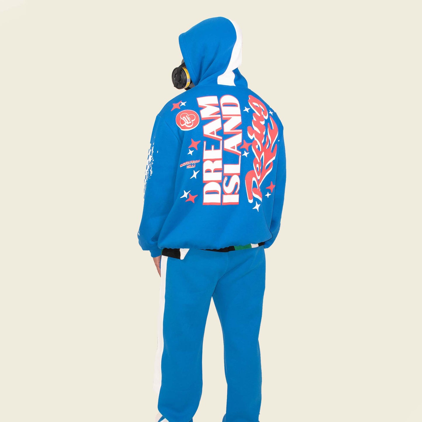 BORN FROM HELL HOODIE - COBALT
