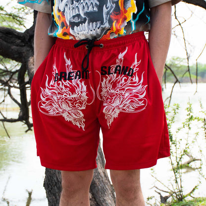 DRAGON SHORTS - RED