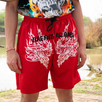 DRAGON SHORTS - RED