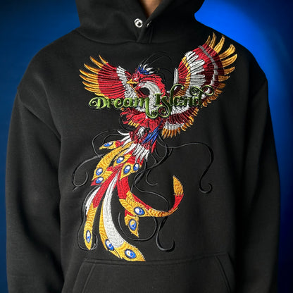 PHOENIX CLASH HOODIE - BLACK