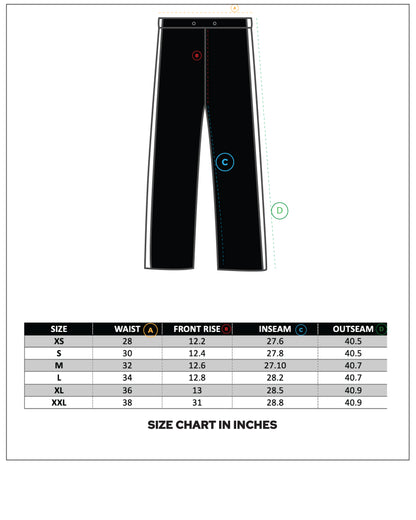 RACING SWEATPANTS - JET BLACK