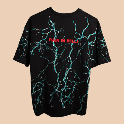 Rain in Hell T-shirt in Jet Black