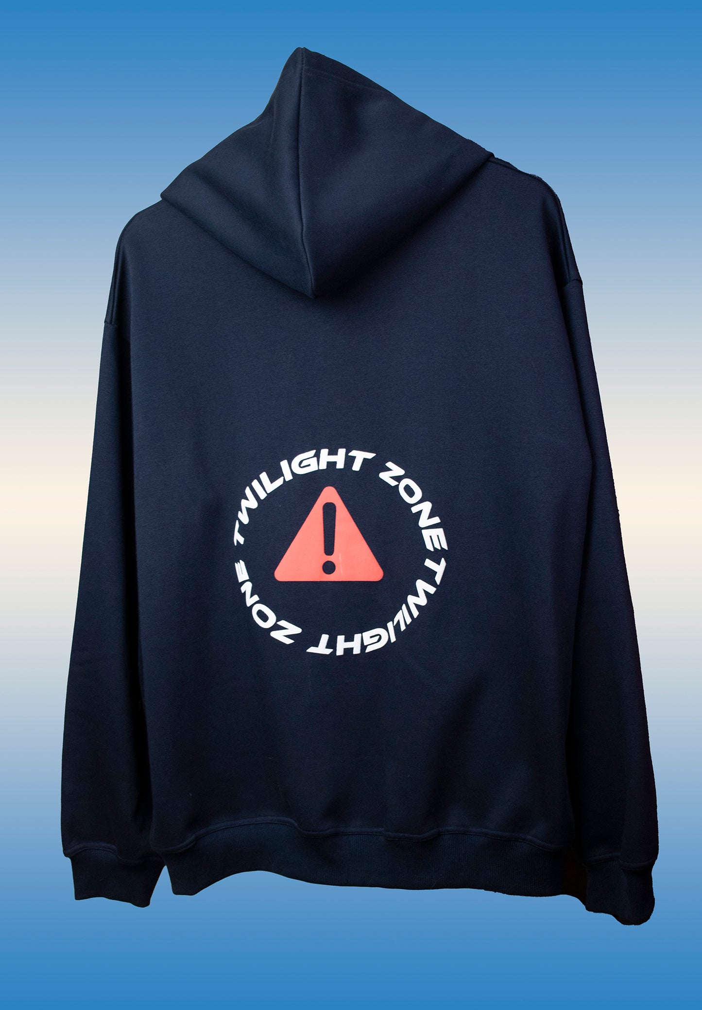 Twilight zone shark Hoodie in Navy blue