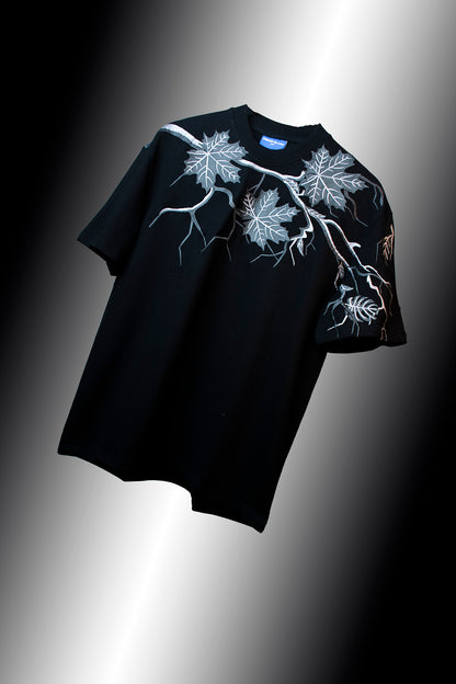 Greyscale Maple Leaf T-shirt